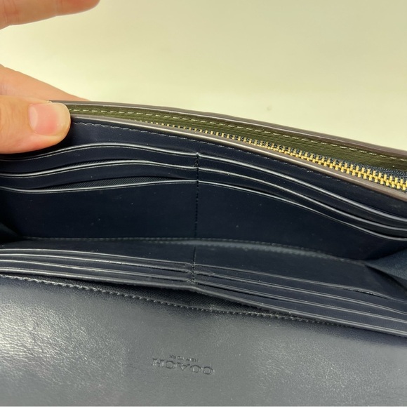 Coach Slim Envelope Wallet With Rivets - Picture 7 of 13